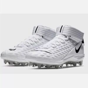 Nike Men’s Force Savage Pro 2 White Football Cleat Sz 17 AH4000-100